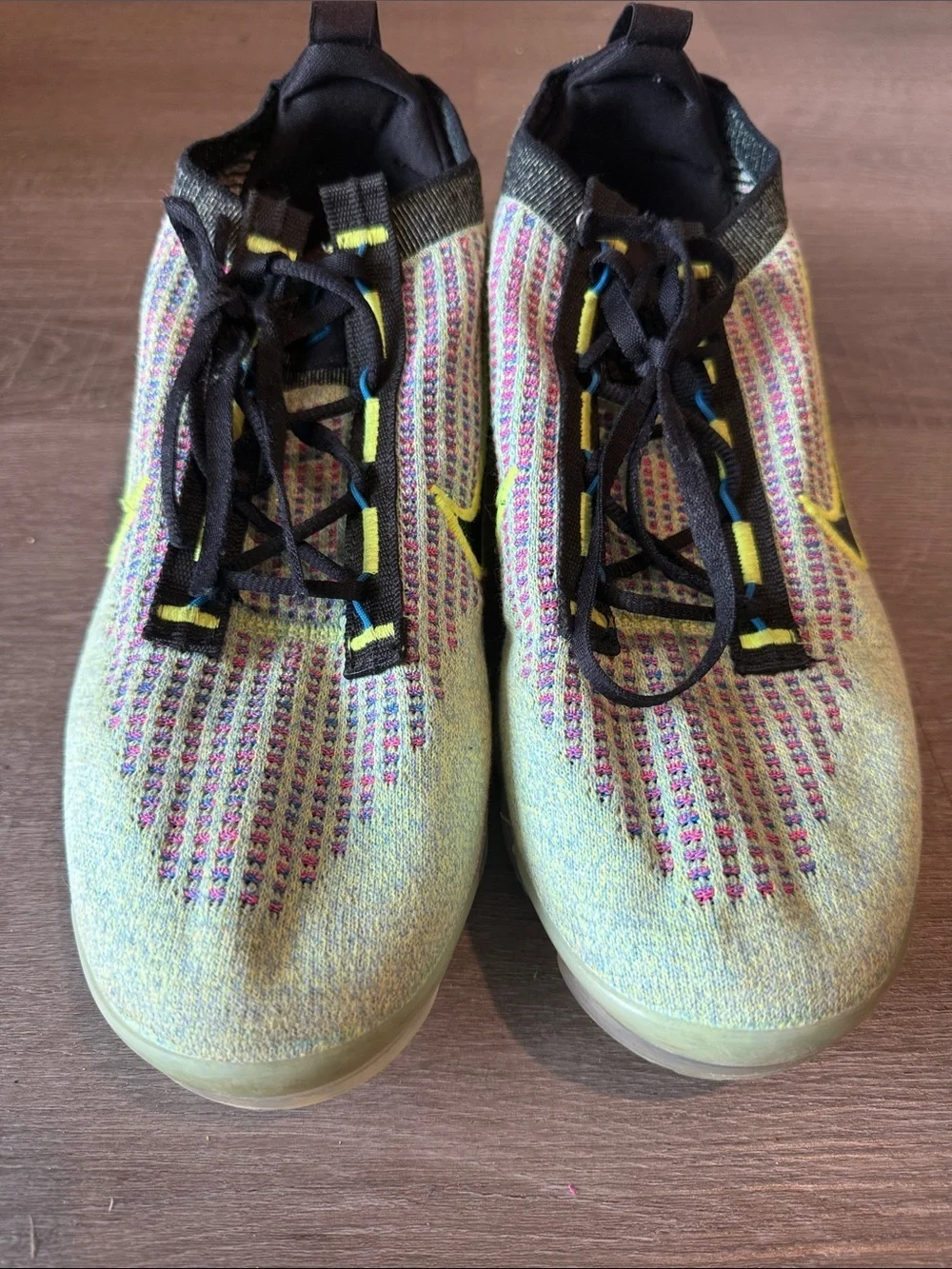 Nike Air VaporMax 2021 Flyknit Next Nature - Volt/Photo Blue - Size 11